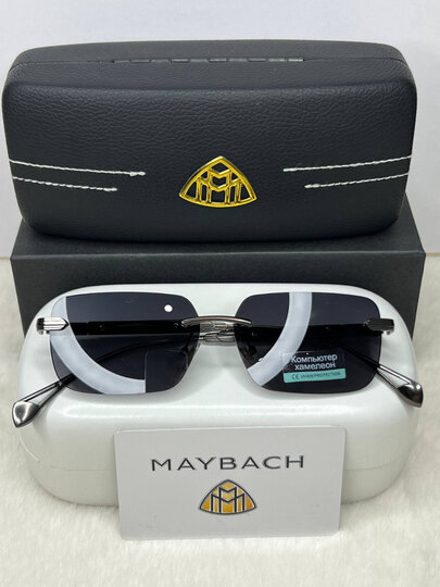 Солнцезащитные очки MAYBACH, серебристый — фото 1