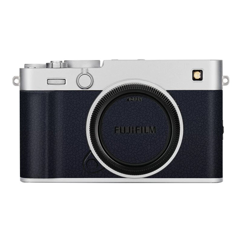 Прозрачная пленка для Fujifilm X-E5 с индиго-голубым кожаным рисунком и 3M