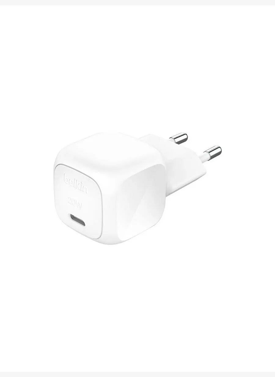 Компактное зарядное устройство Belkin USB-C мощностью 20 Вт белая