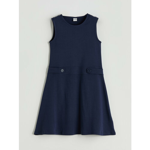 фото Школьное платье lc waikiki, размер 7-8 лет, dark navy