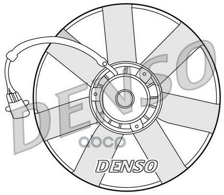Вентилятор радиатора Denso арт. DER32002