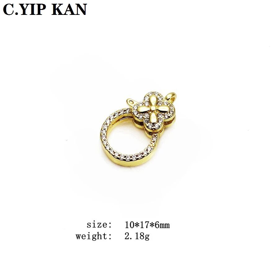 Металлическая фурнитура для бижутерии C.YIP KAN plated gold, 11