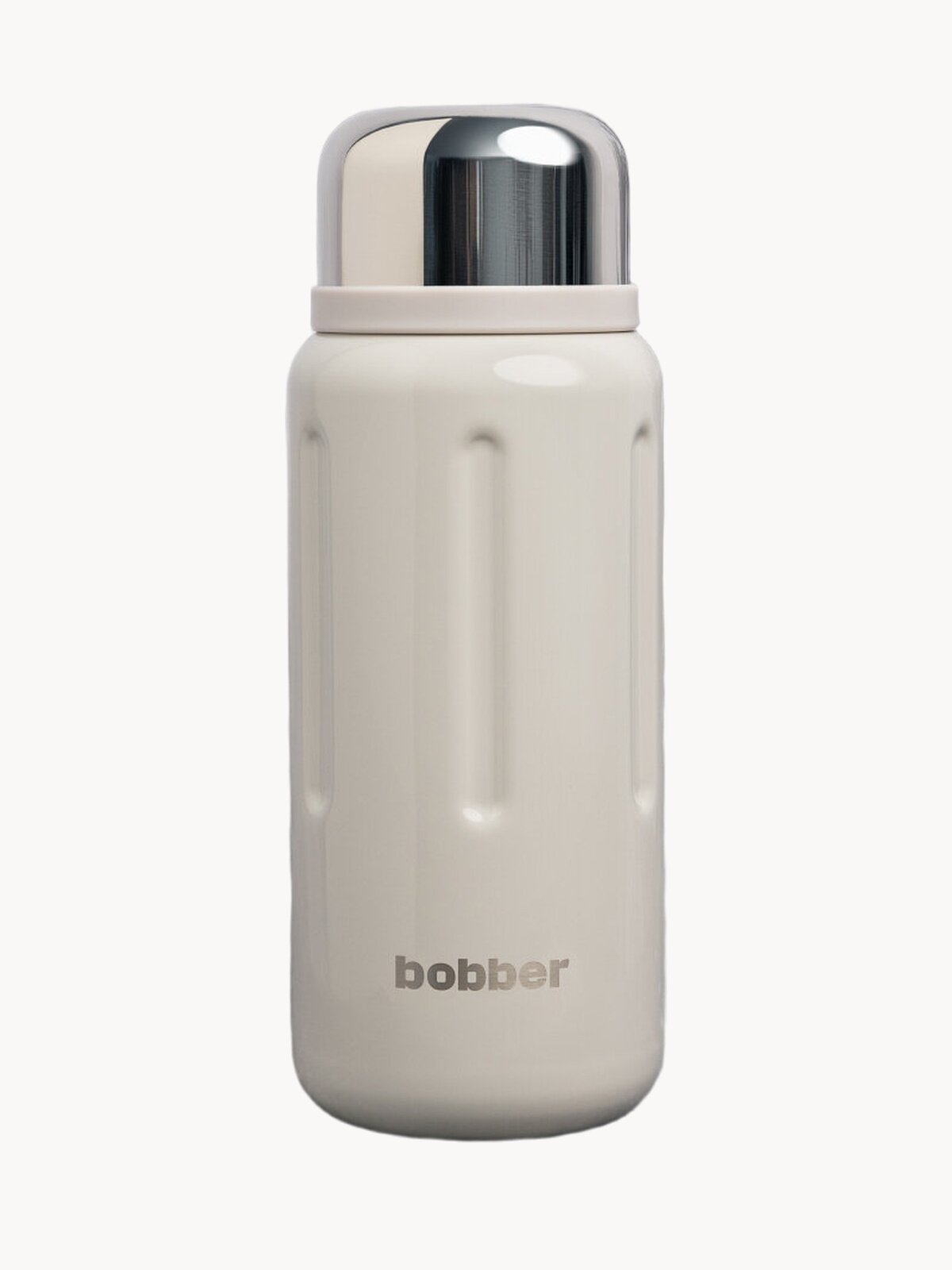 Термос Bobber Barrel 1000 мл с широким горлом и ситечком, серый