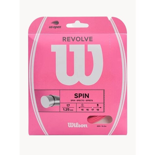 Теннисная струна Wilson Revolve Spin 2025 розовый