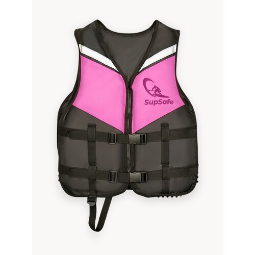 SupSafe спасательный жилет до 80 кг, 46-48 черный; розовый