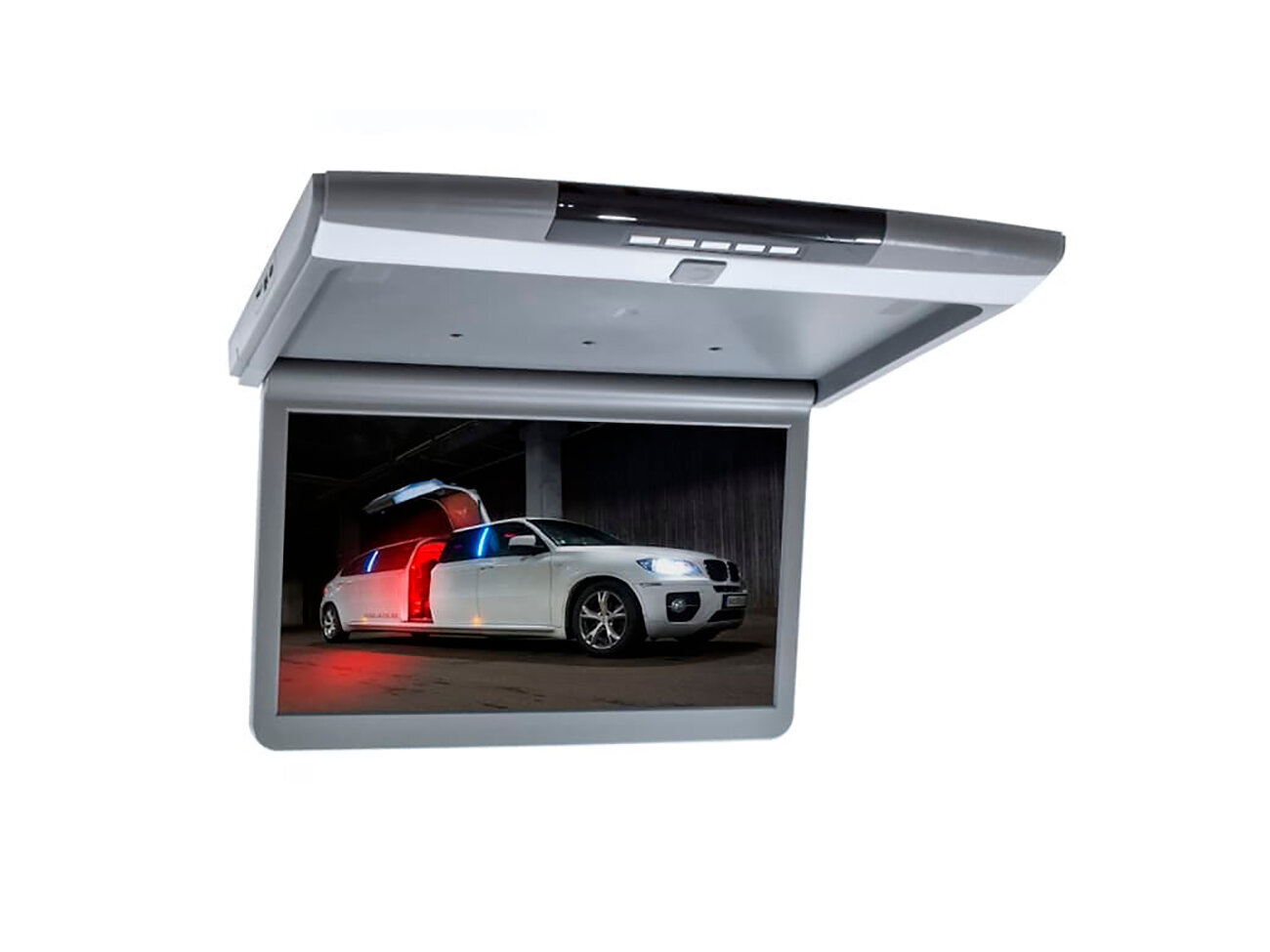 Потолочный монитор для автомобиля AVEL AVS1717MGR, 17.3", 1920 х 1080, с медиаплеером, серый