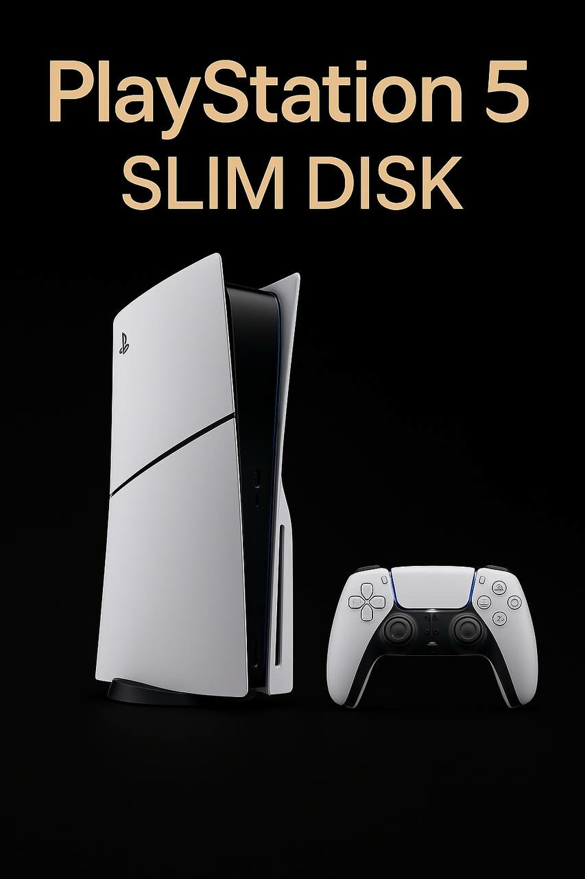Игровая приставка Sony PlayStation 5 Slim Disk, Full HD, 4K, стационарная, 1TB