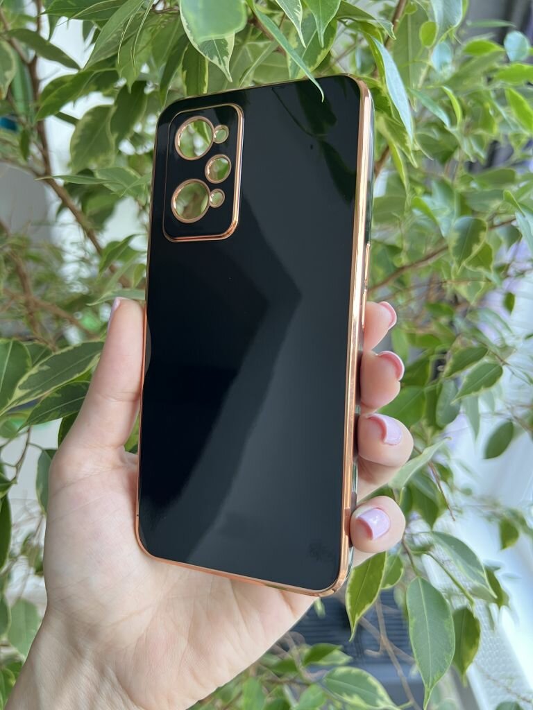 Чехол на Realme GT NEO 2 5G и GT NEO 3T и GT2 / Реалми ГТ НЕО 2 и ГТ НЕО 3Т и ГТ2 силиконовый inli (Чёрный) — фото 1