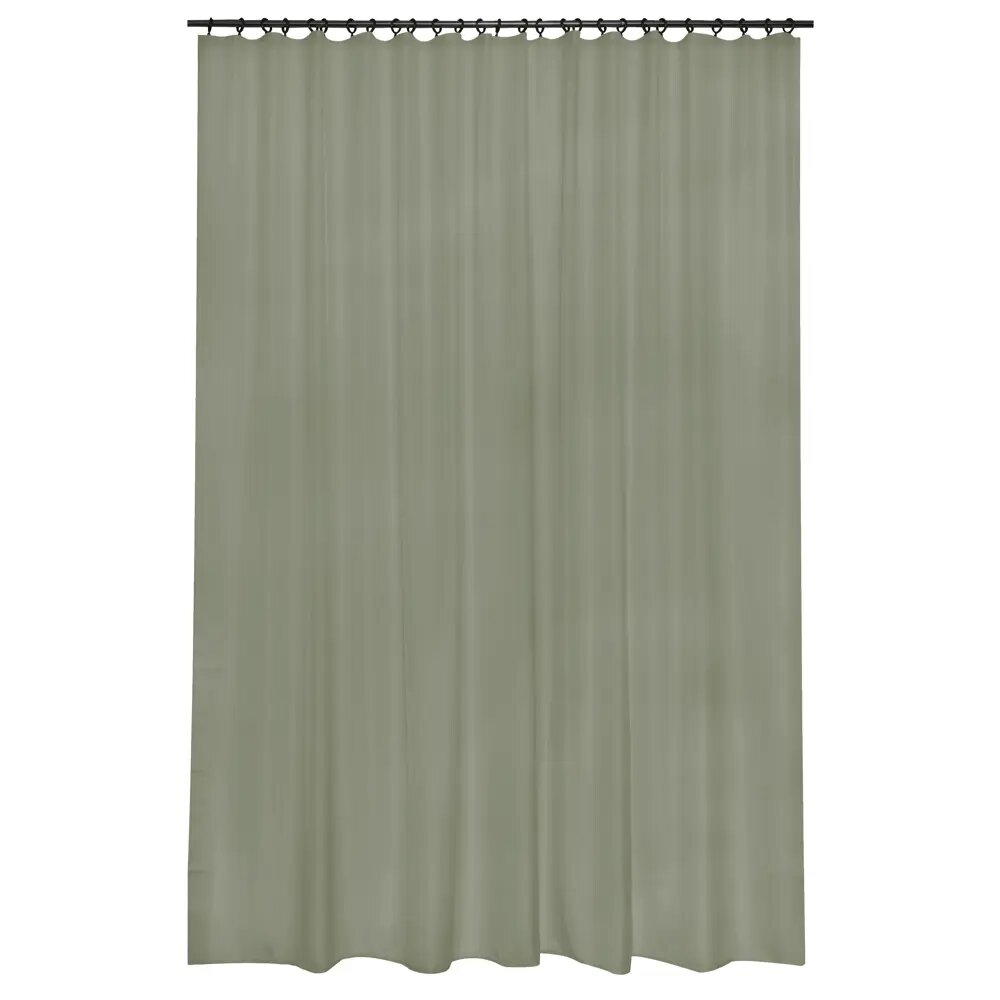 Тюль на ленте Polyone 300x280 см цвет темно-зеленый Forest 1