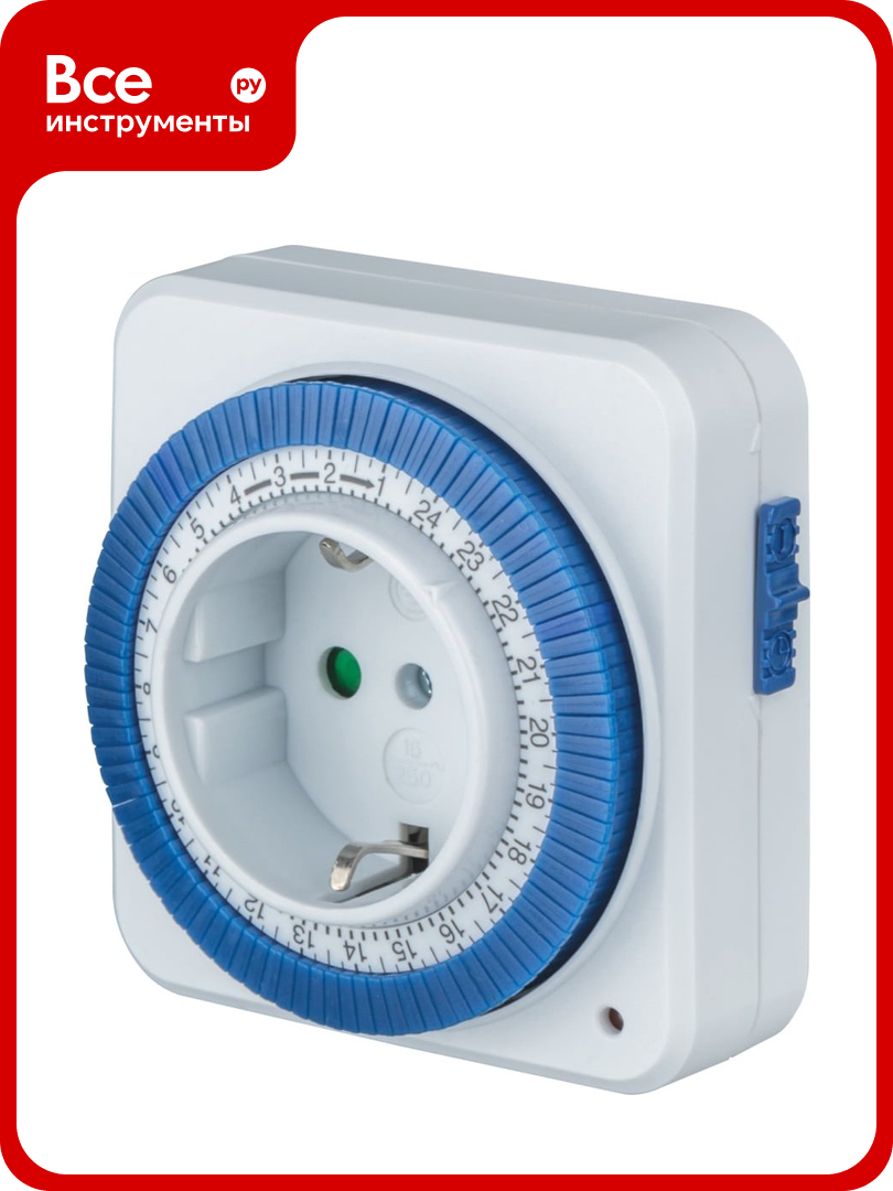 Таймер Navigator NTR-A-S02-WH розетка электромеханическая 61558