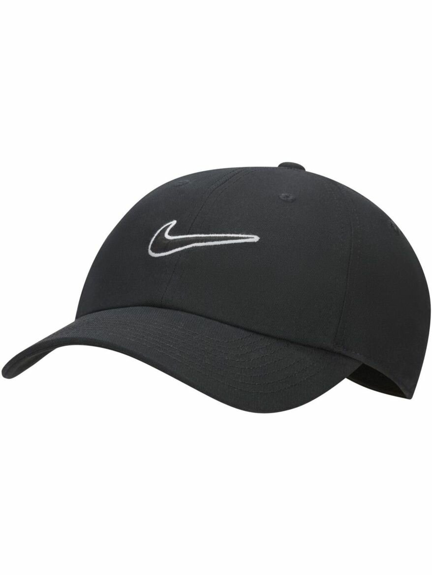 Бейсболка NIKE Club Unstructured Swoosh Cap для мужчин, размер L/XL, черный