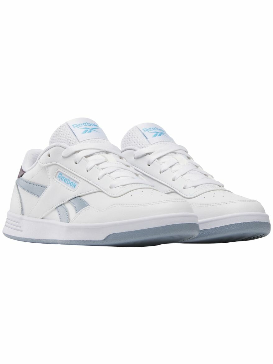 Кеды Reebok Court Advance W, полнота F, размер 7 US, белый/синий