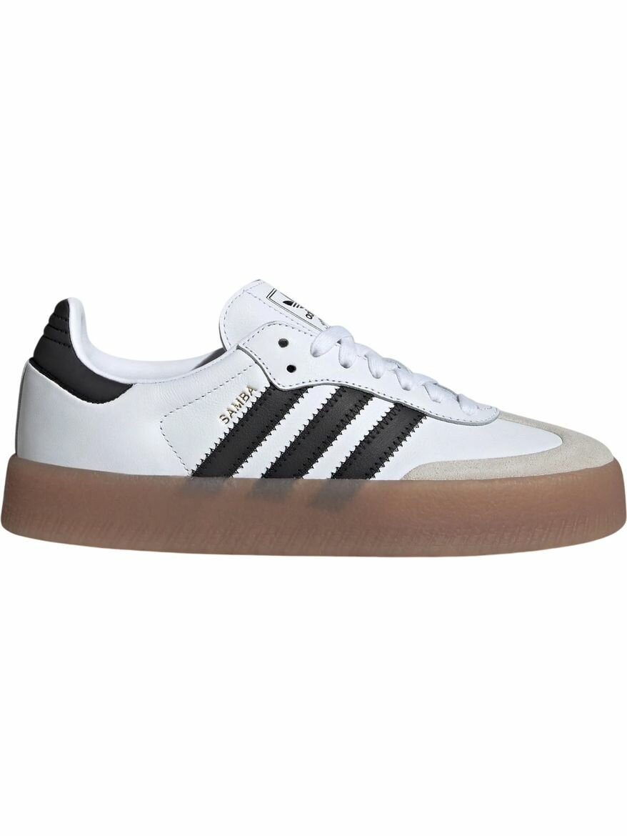 Кеды adidas Sambae W, полнота F, размер 5 UK, белый,