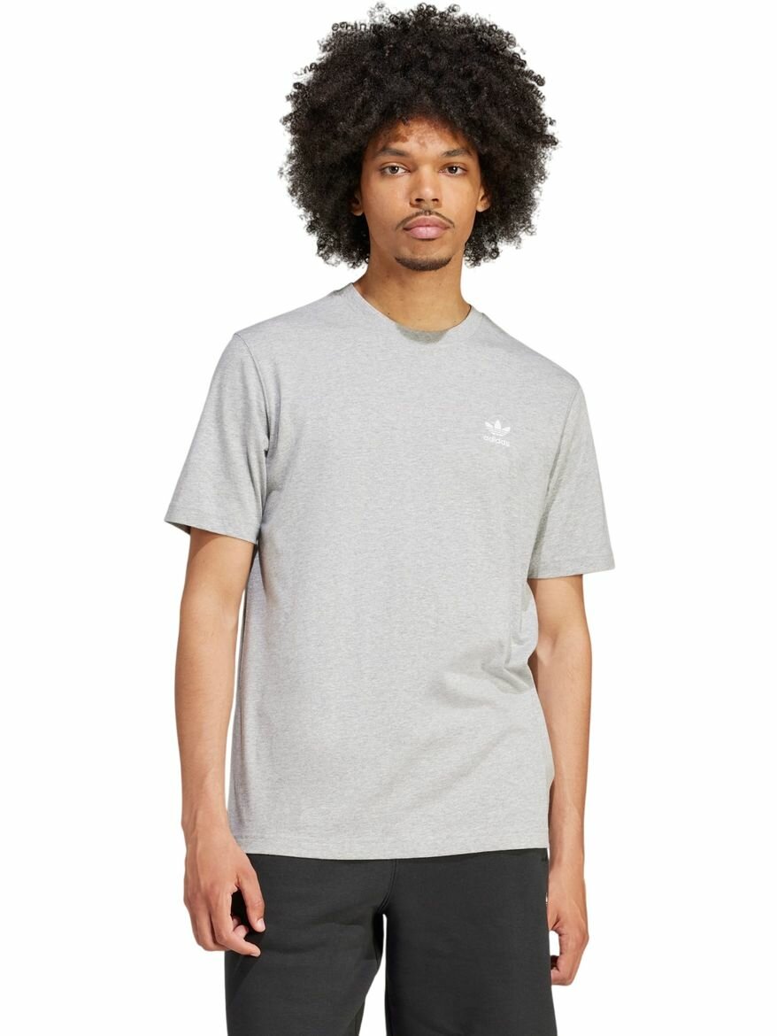 Футболка adidas Trefoil Essentials Tee, размер M INT, серый