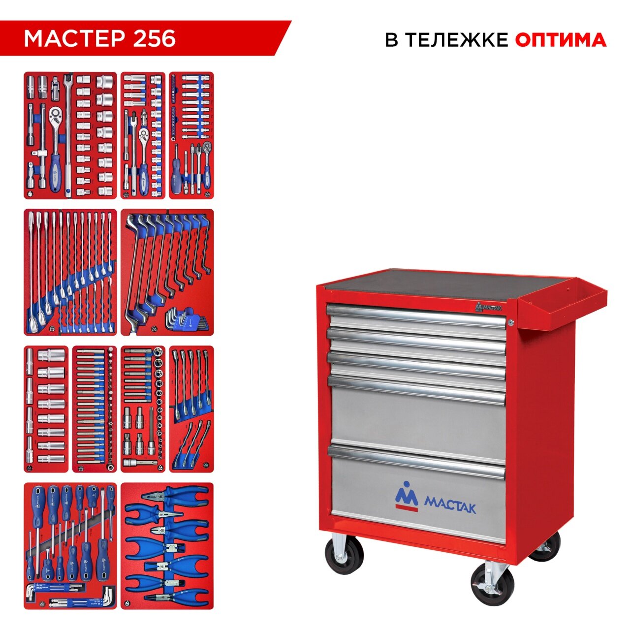Набор инструментов 256 предметов 