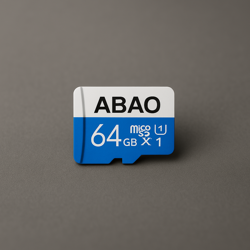 Карта памяти Adao MicroSD, 64 Гб, Class 16, скорость записи 15 МБ/с