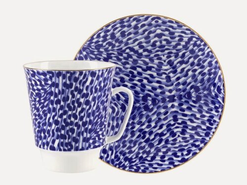 Изображение товара Кофейная пара "Quiet" форма майская, коллекция Настроение, Императорский фарфоровый завод, 165 мл