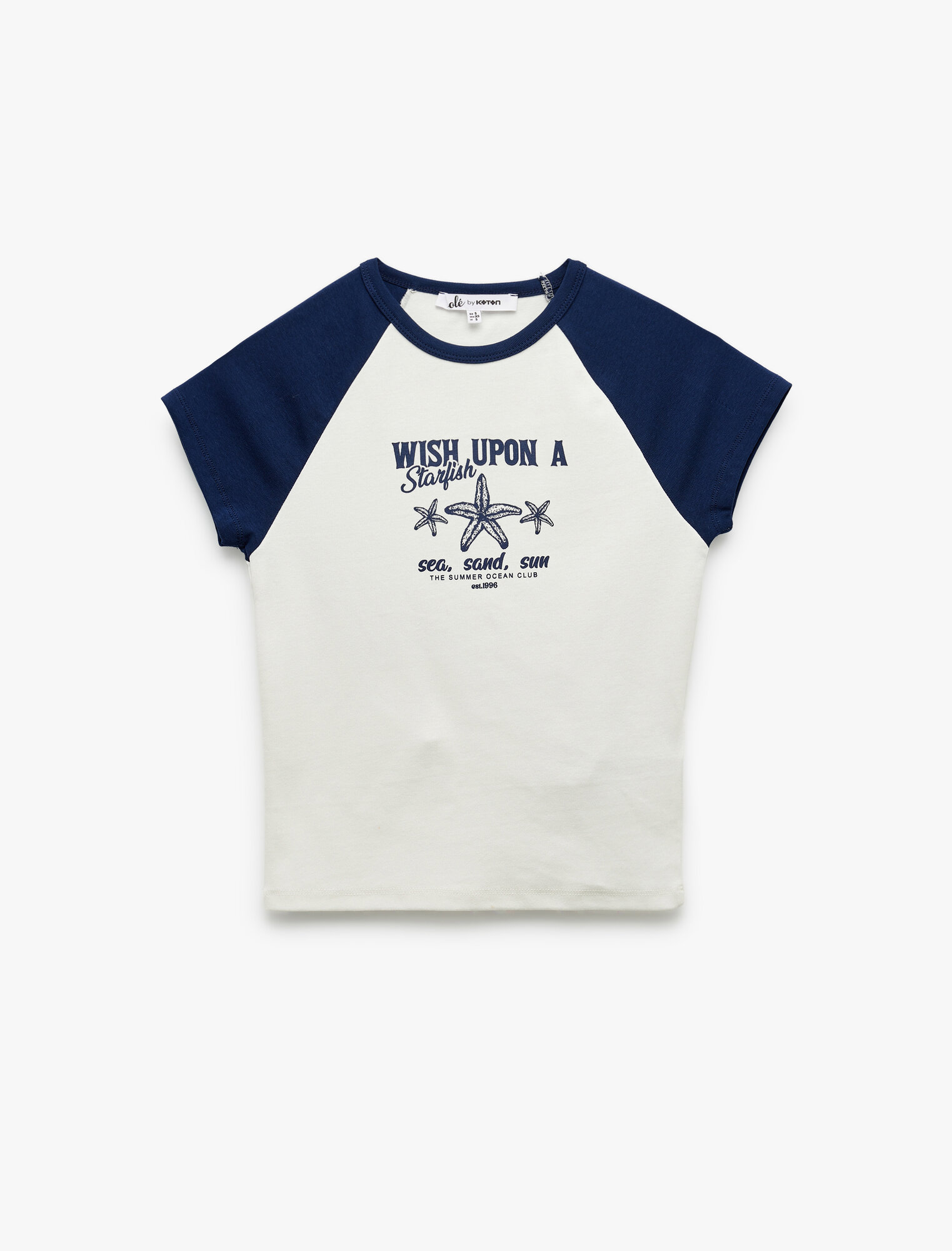 Футболка KOTON, размер S, экрю — фото 1