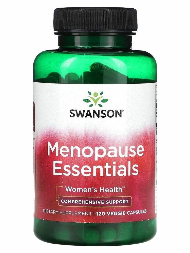 Основы менопаузы Menopause Essentials 120 растительных капсул Swanson