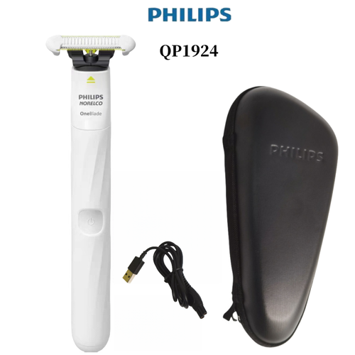 Philips QP1924 Триммер для корпуса, нержавеющая сталь, водонепроницаемый.
