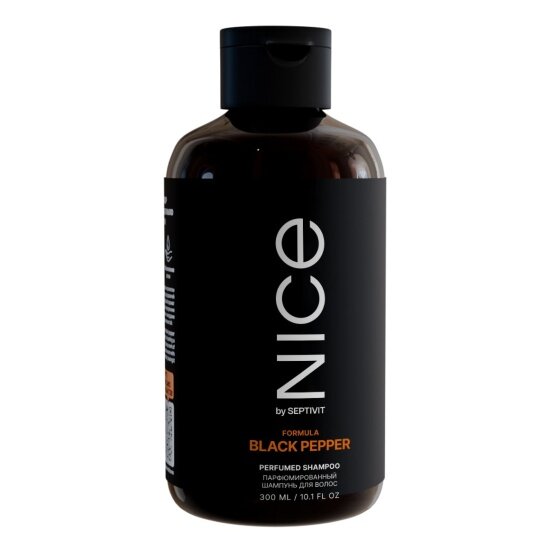 Парфюмированный шампунь Nice BY Septivit Formula Black Pepper, 300 мл.