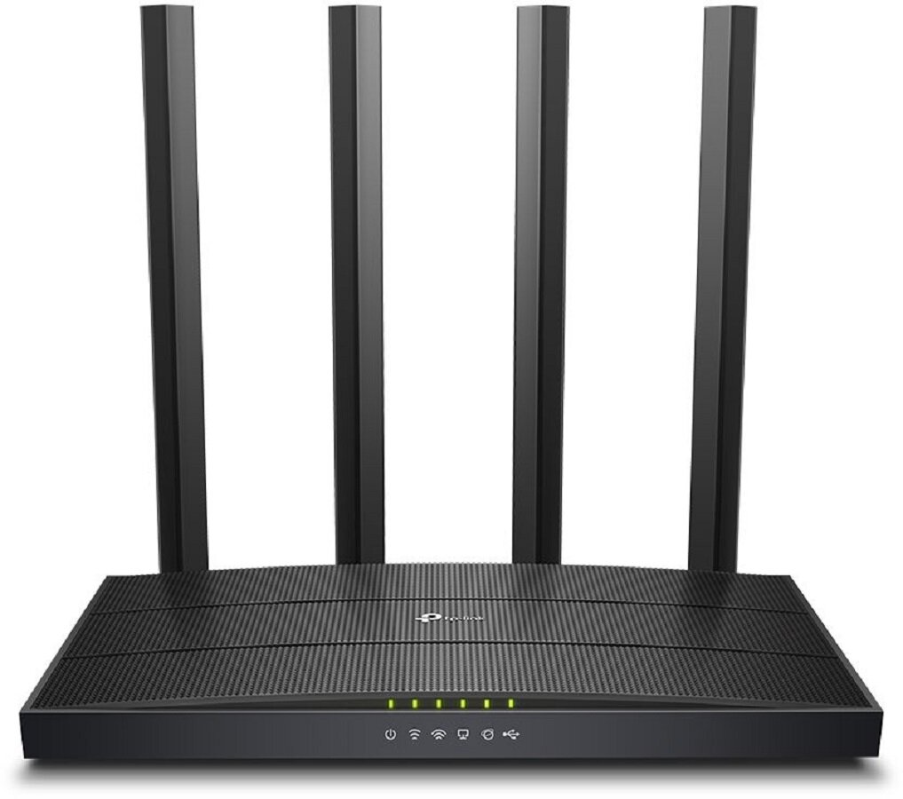 Роутер беспроводной TP-Link Archer C6U AC1200 10/100/1000BASE-TX/4G ready черный