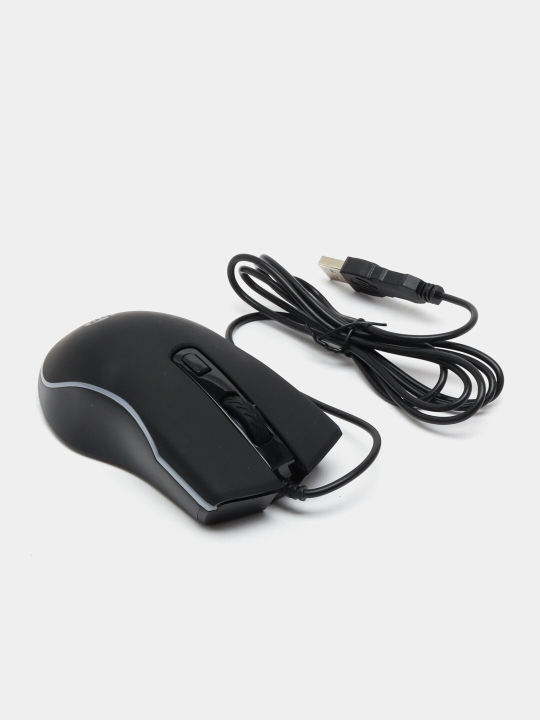 Игровая проводная мышь HP M200, черная 800-1200-1600 dpi RGB