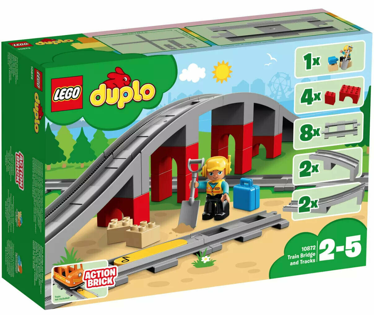 LEGO DUPLO 10872 Железнодорожный мост