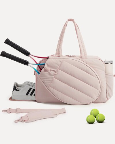 Изображение товара Спортивная сумка BAGSMART, для тенниса, полиэстер, коричневая