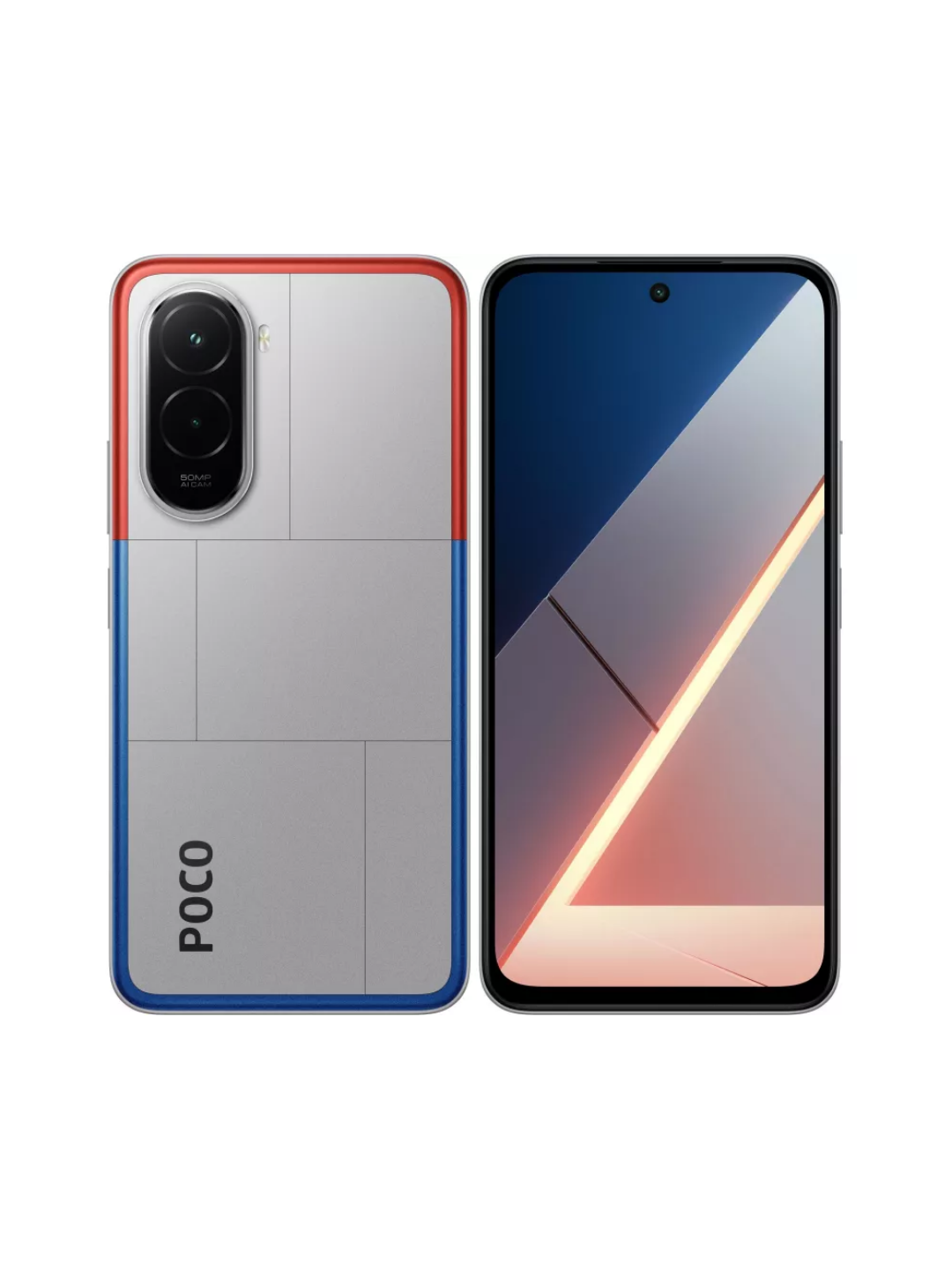 Смартфон от бренда Poco M7 8/256GB Silver RU, серая цвет, 6000 мА·ч — фото 1
