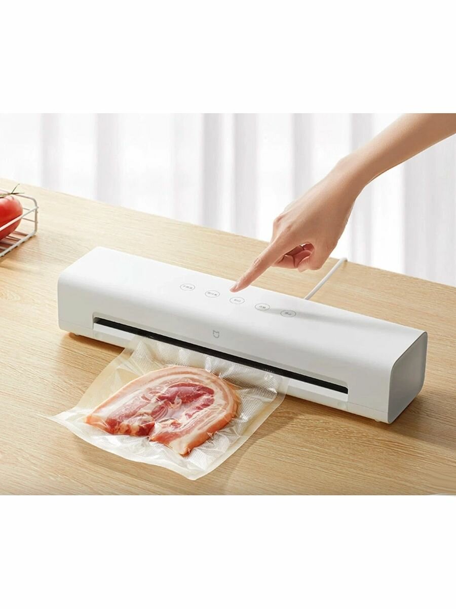 Картинки Вакуумный упаковщик Xiaomi Mijia MJFKJ06XM (+10 пакетов)