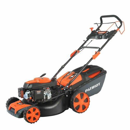 Бензиновая газонокосилка PATRIOT PT 47 LS (2017), 4.5 л.с., 46 см 4.5 л.с. оранжевый, черный, красный