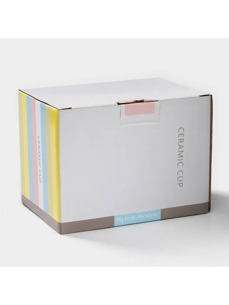 Кружка с сердечным дизайном 500 мл