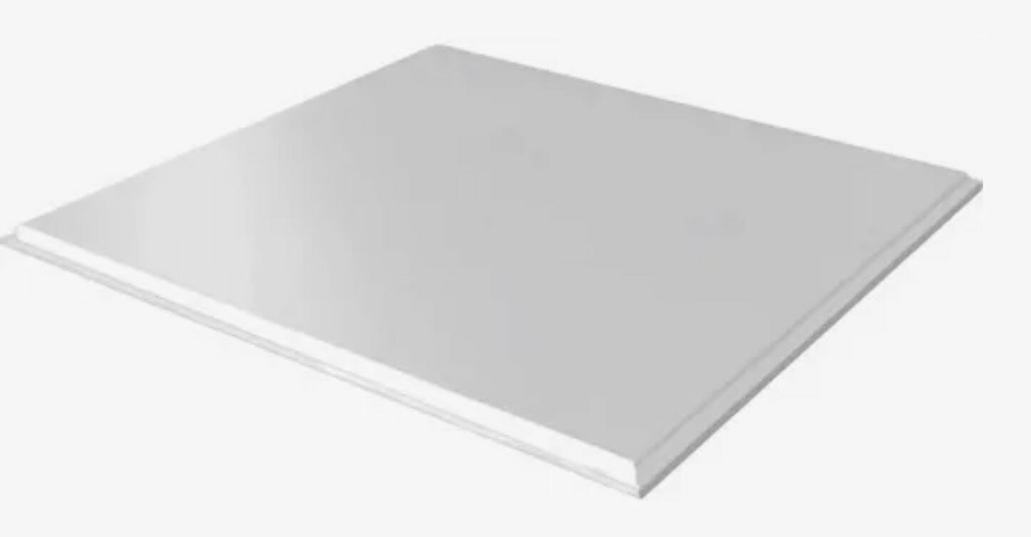 Плита кассетная Line Эконом Т24  открытая система 595х595 мм  белый матовый