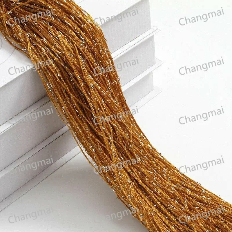 Шторы для комнаты Занавески Из нить Искрящийся 200х100см Золотой