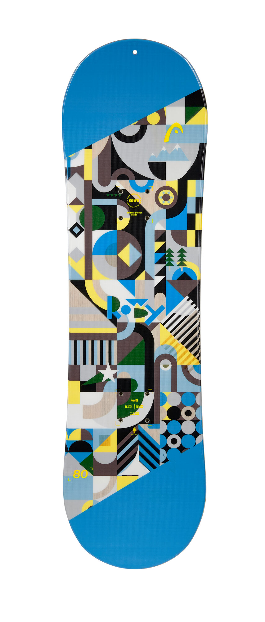 Мягкая доска для начинающих маленьких райдеров Head Rowdy Kid синяя ростовка 70