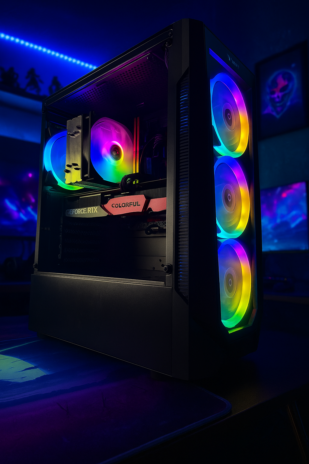Игровой компьютер | Intel Core i5-14400F | RTX 3060 12GB | 32GB RAM | 500GB SSD