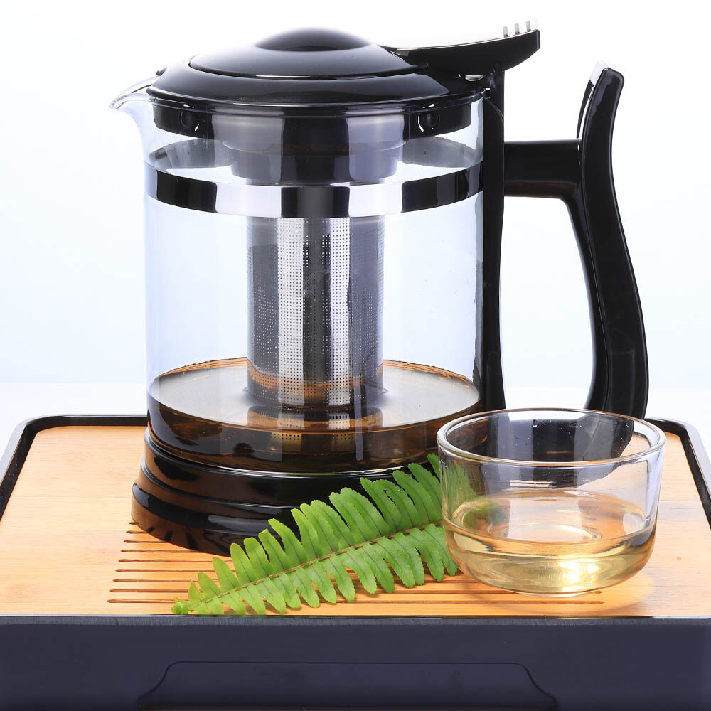 Стеклянный чайник-это устройство для заваривания напитков, таких как кофе, чай и травяные настои. 1,5 л