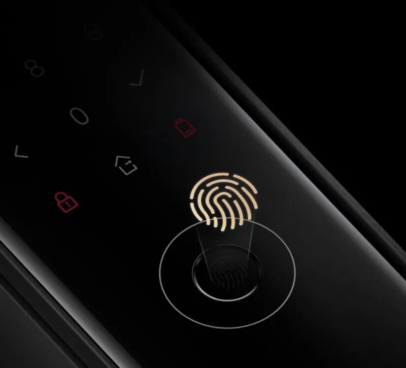 Умный дверной замок Версия кошачий глаз с большим экраном Xiaomi M20 XMZNMST05YD Cat eye version 180-degree wide-angle 2K resolution(Mihome APP), черный