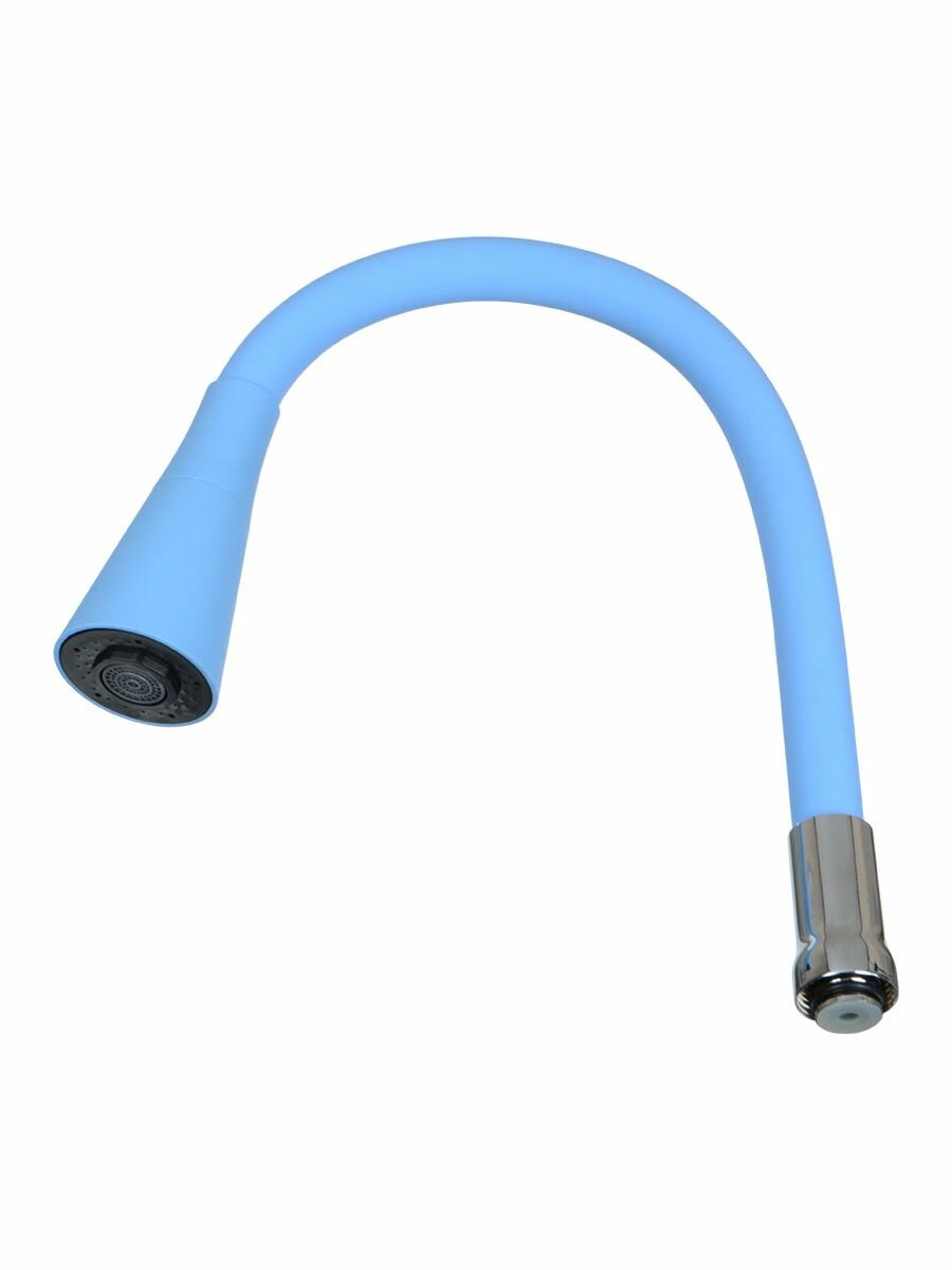 Melodia Della Vita Излив гибкий LUXE с лейкой "колокольчик" голубой 49см MELODIA MKP20905