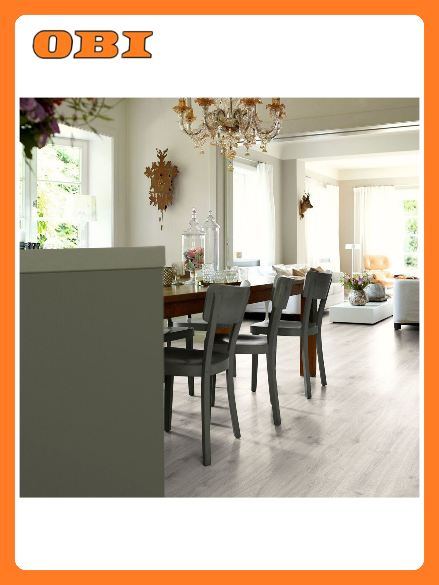 Ламинат EGGER HOME Laminate Дуб церматт светлый 33 класс 8 мм 1994 кв. м