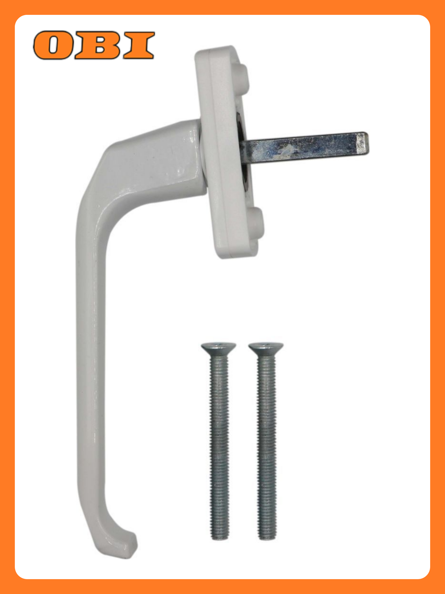 Ручка Левша Ротекс У1-2321 алюминий односторонняя белая 1 шт