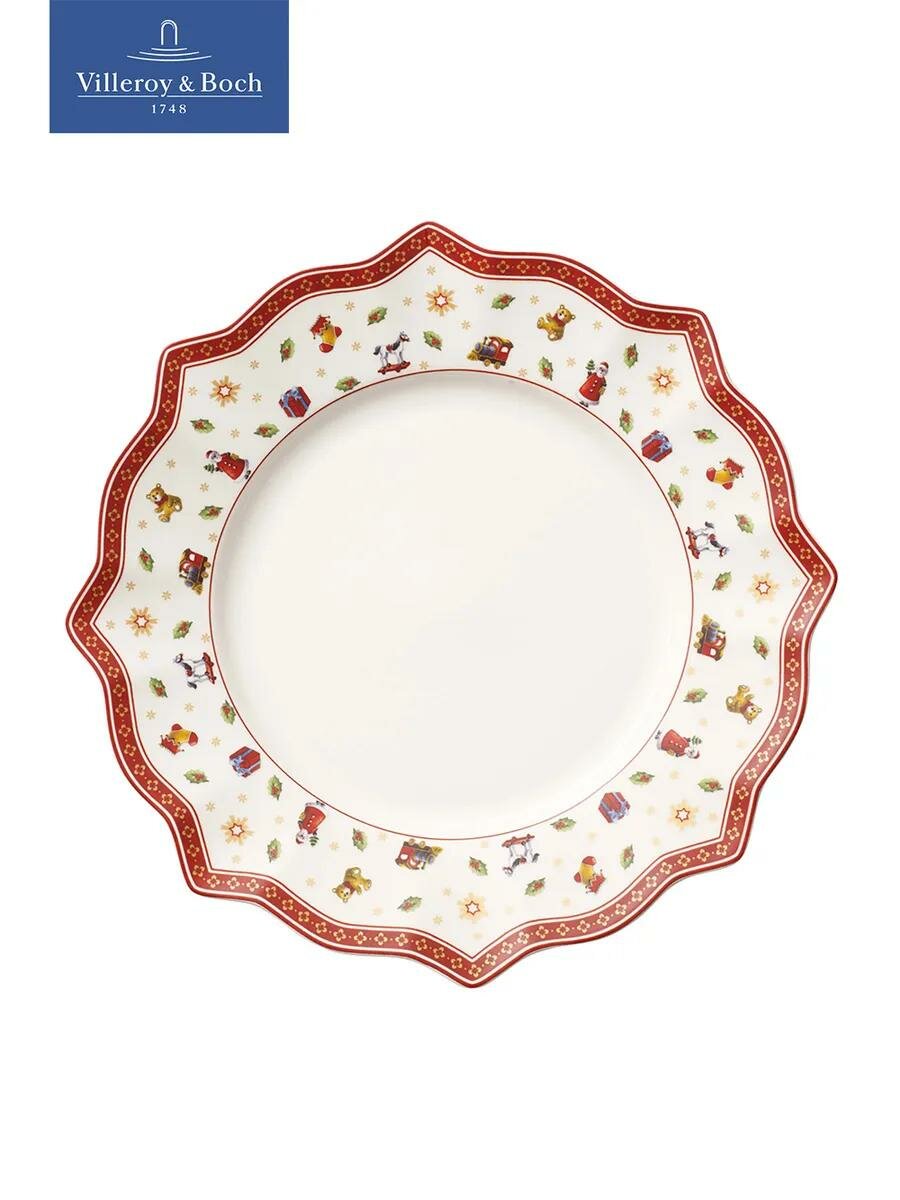 Тарелка новогодняя 29 см Toy's Delight Villeroy & Boch Премиум-Фарфор