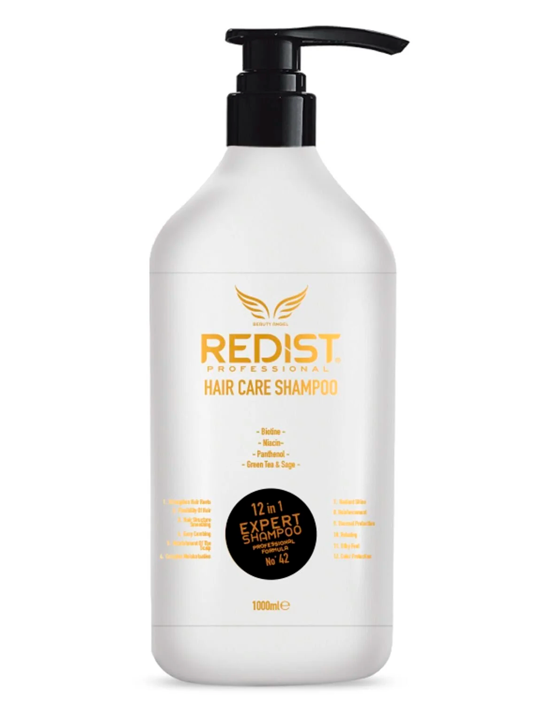 REDIST Professional Hair Care Shampoo 12 in 1 Expert, шампунь для волос, 1000 мл