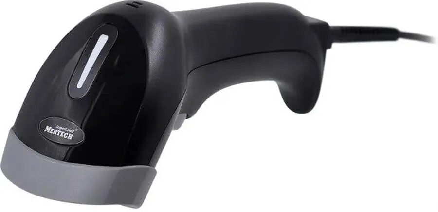 Сканер штрих-кода ручной Mertech 1300 P2D 1D/2D имидж, проводной, 100 скан/сек, USB-HID; USB-COM - эмуляция, черный