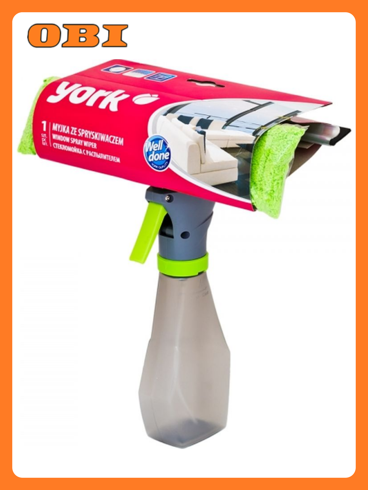 Стеклоочиститель York 26х25 с распылителем