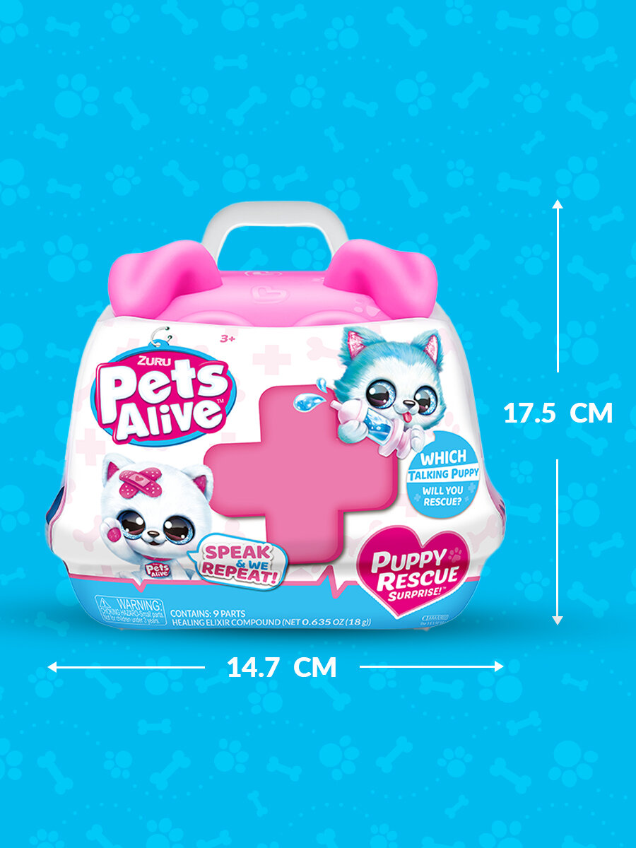 Интерактивная игрушка-сюрприз ZURU Pets Alive Pet Shop 9540 Питомец, с аксессуарами — фото 1