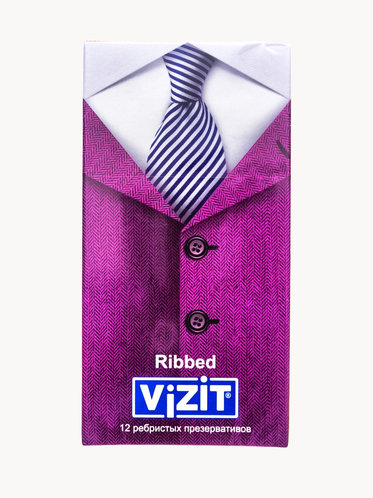 Презервативы ребристые 12 штук VIZIT