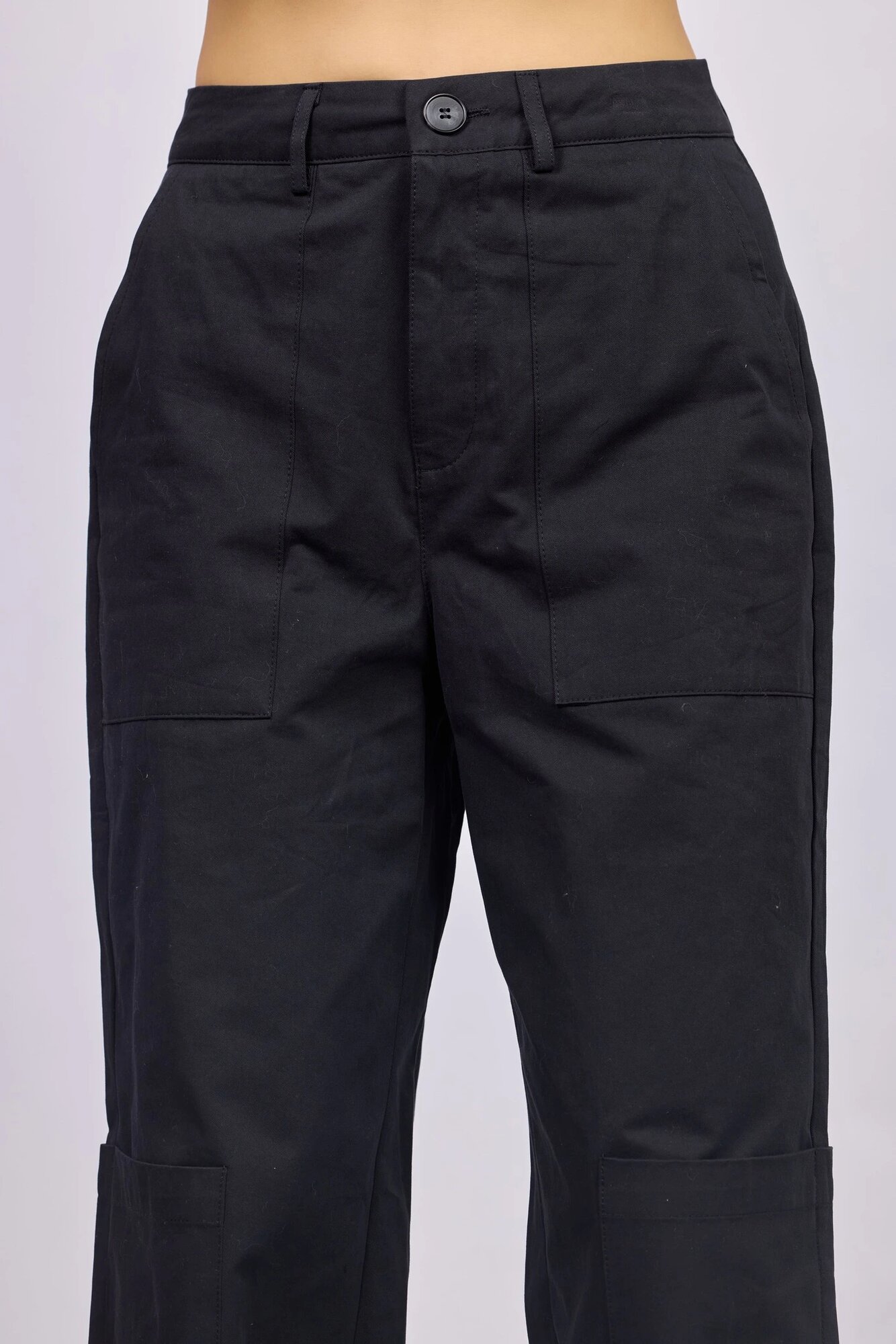 Брюки карго Selfie, размер S, черный — фото 1