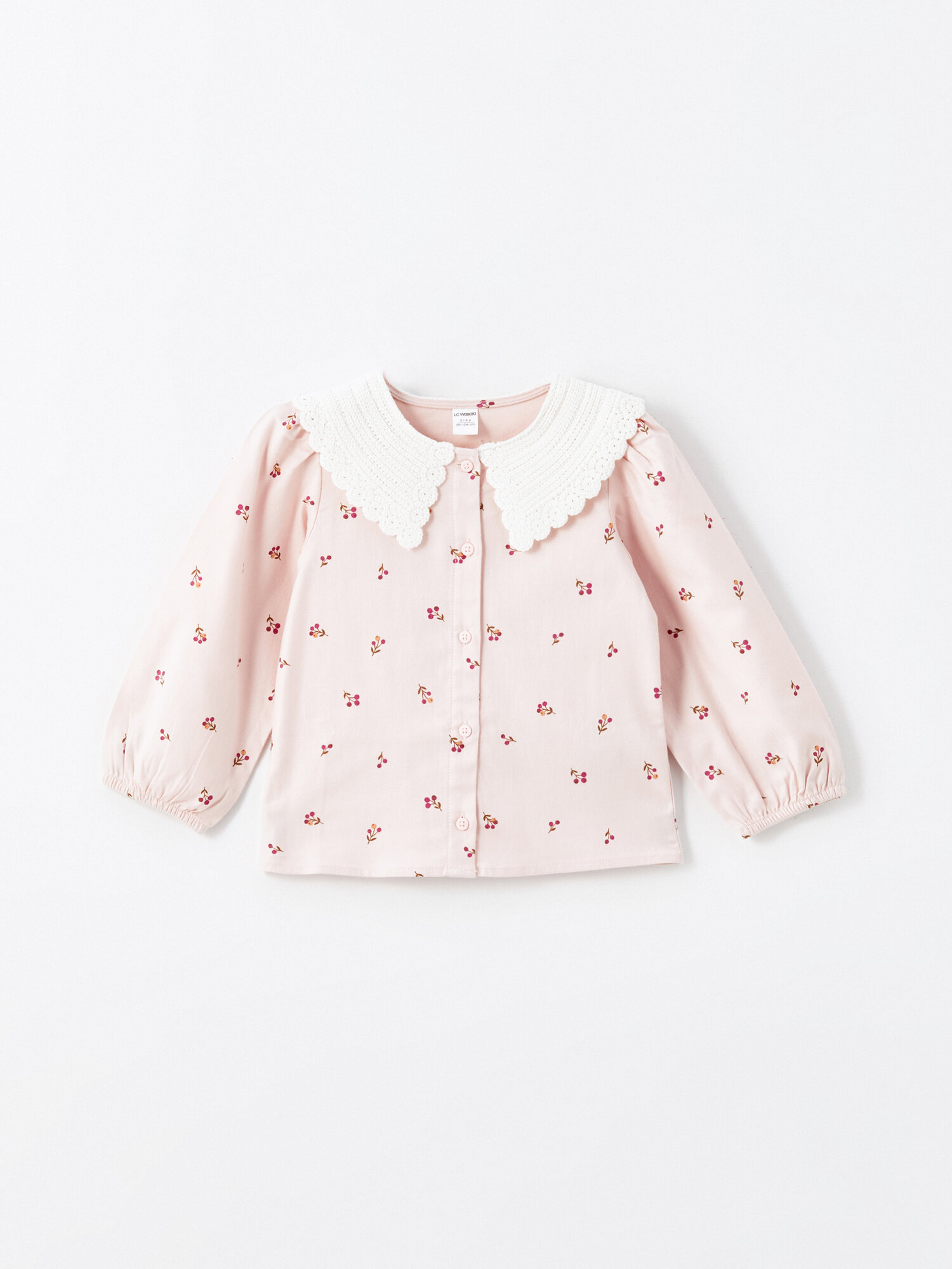 Рубашка LC Waikiki размер 4-5 лет бежевый